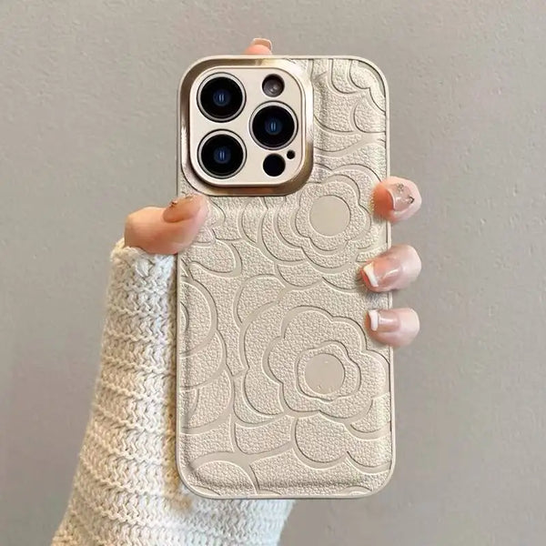 Luxury Camellia Phone Case