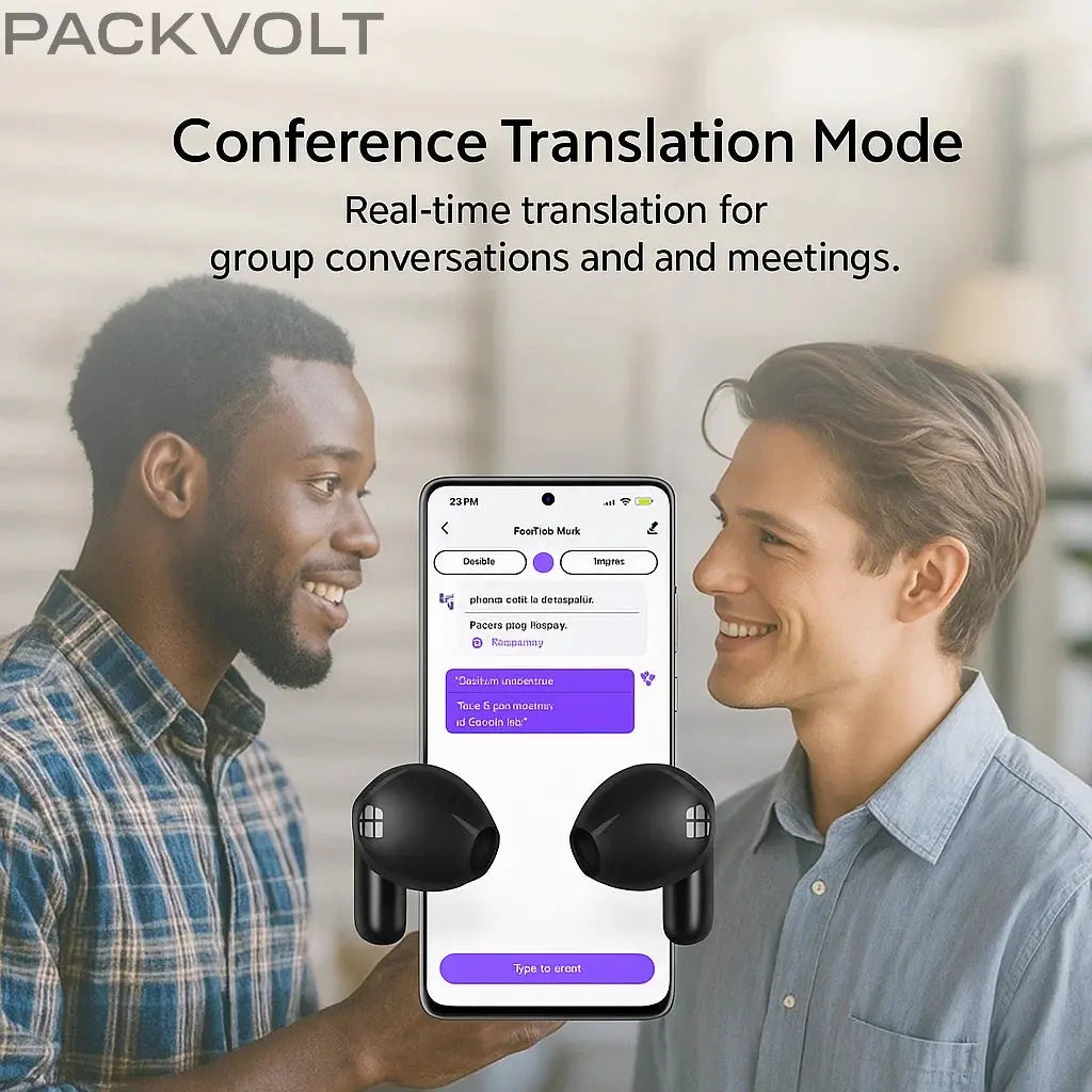 Wireless AI Translating Earbuds Packvolt