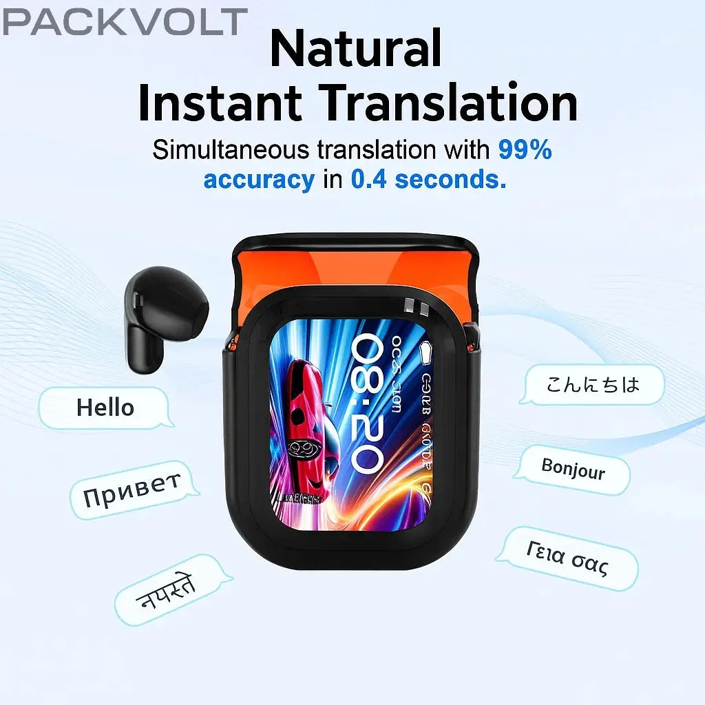 Wireless AI Translating Earbuds Packvolt