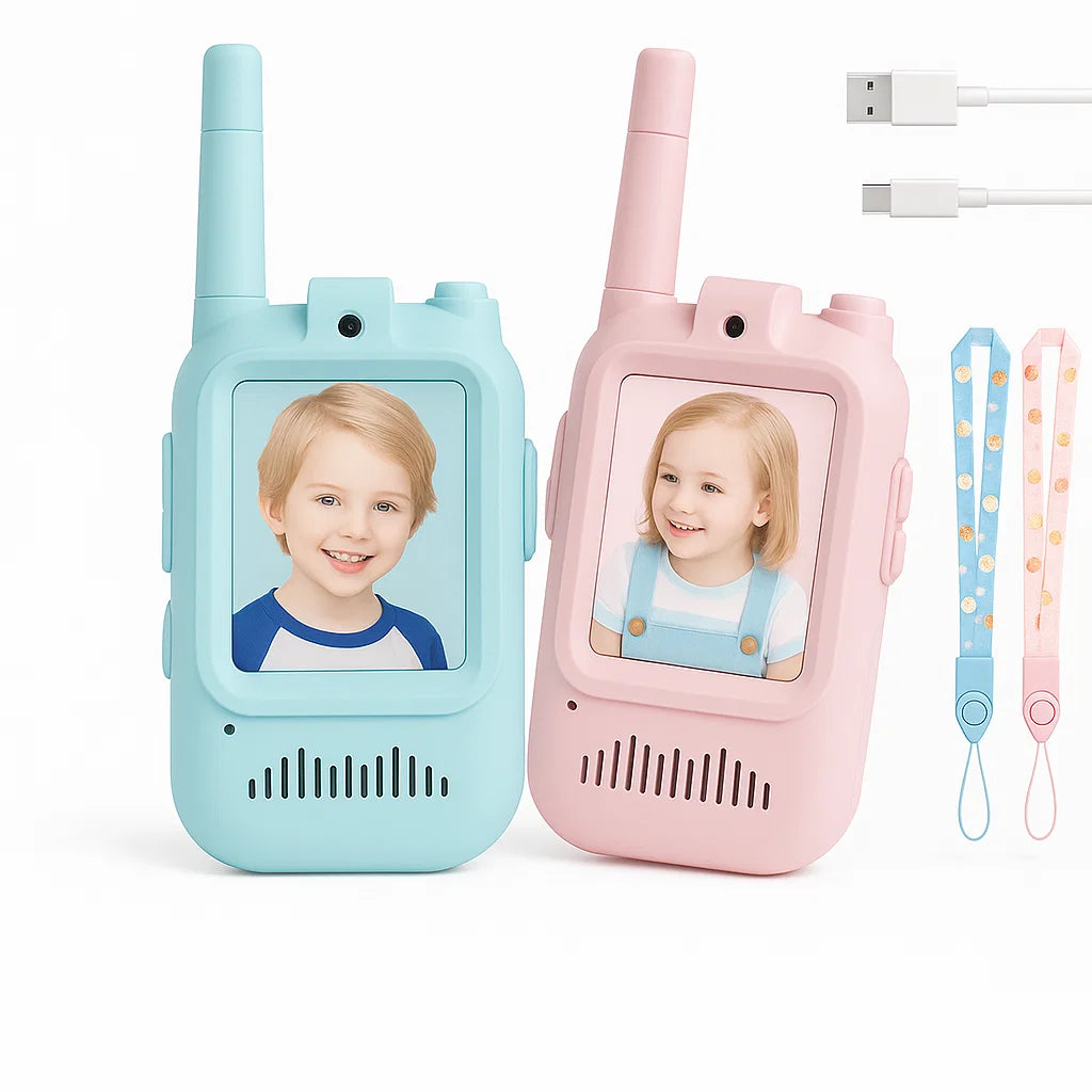 Video Walkie Talkies for Kids – HD Camera, Two-Way Audio & Long Range | PackVolt