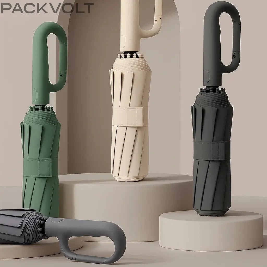 Automatic Windproof Travel Umbrella Packvolt